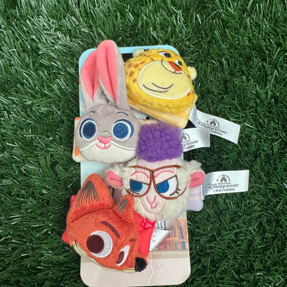 Disney Zootopia Character Plush Toy Set - Multicolor